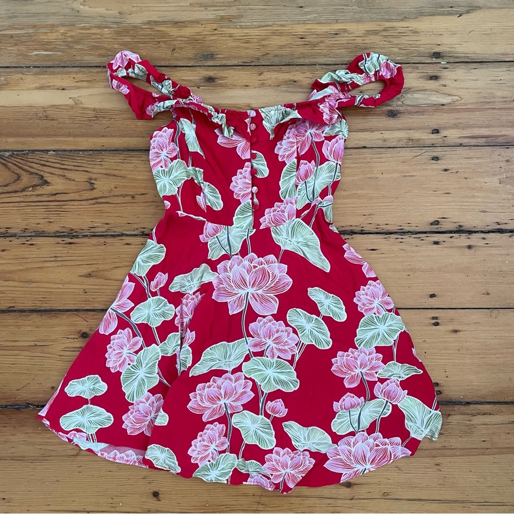 Forever21 Off-Shoulder Fit&Flare Dress
